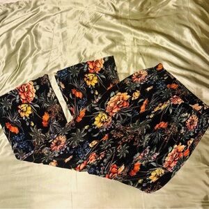 Floral Patterned Pants